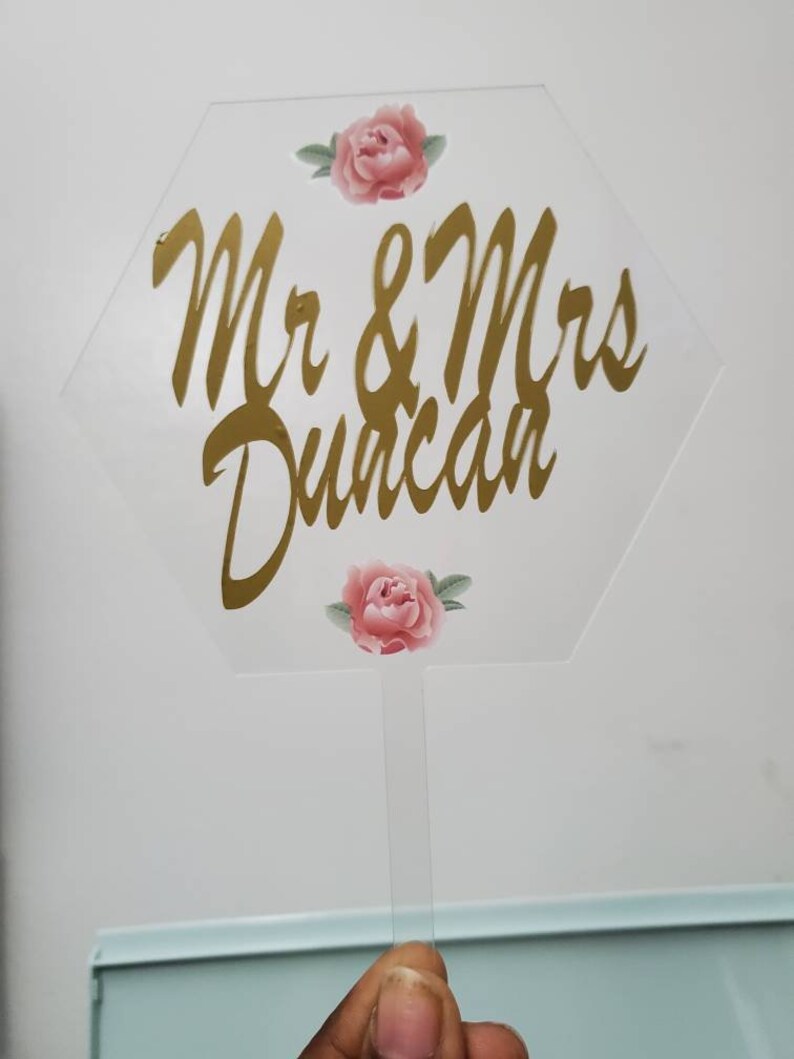 Cake Topper Inscription Sample Wedding Cake Topper.birthday Cake Toppers. Anniversary Cake Toppers ...