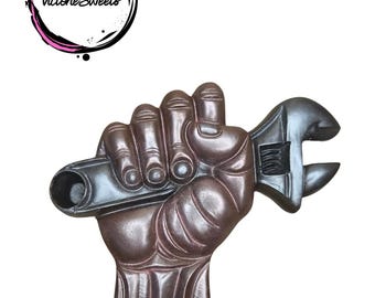 Vegan Spanner In Hand Chocolate Tool Bar