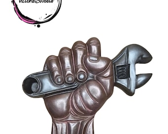 Spanner In Hand Chocolate Tool Bar