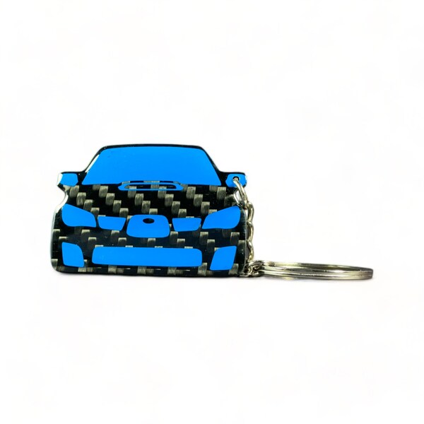 Wrx Carbon Keychain Etsy