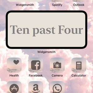 iOS 14 App Icons | Set of 40 Icons + Wallpapers - In the Clouds Pack | iPhone iOS14 Apps | FREE INSTALLATION VIDEO ***Digital Download***