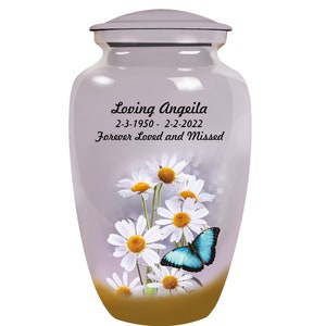Adorable Butterfly Flower Adult Cremation Urn – Urns for Human Ashes – Cremation Urns - Urn for Funeral – Adult Urn – Urn - Urn for Memorial