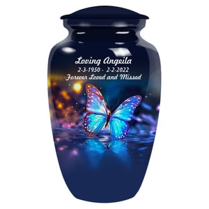 Butterfly Adult Cremation Urn – Urns for Human Ashes – Cremation Urns - Urn for Funeral – Adult Urn – Urn - Urn for Memorial