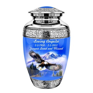 American Eagle Adult Cremation Urn – Urns for Human Ashes – Cremation Urns - Urn for Funeral – Adult Urn – Urn - Urn for Memorial