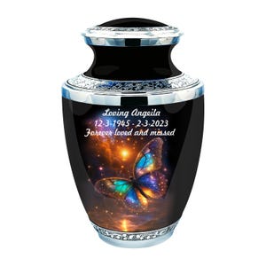 butterfly Cremation Urns for Ashes - Urns for Human Ashes - Urns for Ashes Adult Male - Urn - Decorative Urns - Burial Urn - Funeral Urn