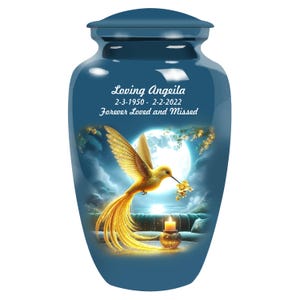 humming in the moonlight Cremation Urns for Ashes Adult Male - Urns for Ashes Adult Female - Urn - Urns - Cremation Urn - Funeral Urn