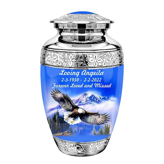 Small Wood Grain Keepsake Urn For Human Ashes - Mini Memorial