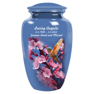 Humming bird Urns for Ashes Adult Male and female - Urns for Human Ashes - Urn - Cremation Urns for Adult Ashes - Ashes Adult- Urns