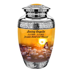 Butterfly Cremation Urn For Human Ashes, Cremation Container For Memorial And Funeral, Miniature Urns For Ashes, Beautiful Urns For Mom