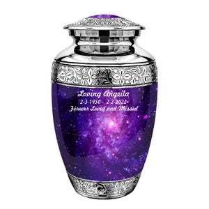 Galaxy Urns for Ashes Adult Male, Urn, Urns for Human Ashes, Cremation Urns for Adult Ashes, Ashes urn, Decorative Urn, Cremation Urn
