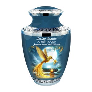 humming in the moonlight Urns for Ashes - Urn - urns for human ashes - Cremation Urns for Adult Ashes