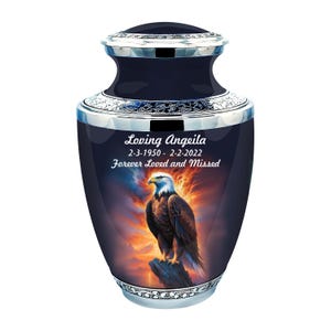 Large Urn for Human Ashes, Adult Urn, Cremation Urn, Ashes Container, Heart Urn, Memorial Urn for Ashes, Personalized Urn, Decorative Urn