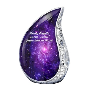 Teardrop urn Cremation Urns for Adult Ashes – Galaxy Urn - Urns for Ashes Adult - Urns for Human Ashes - Cremation Urn - Funeral Urns