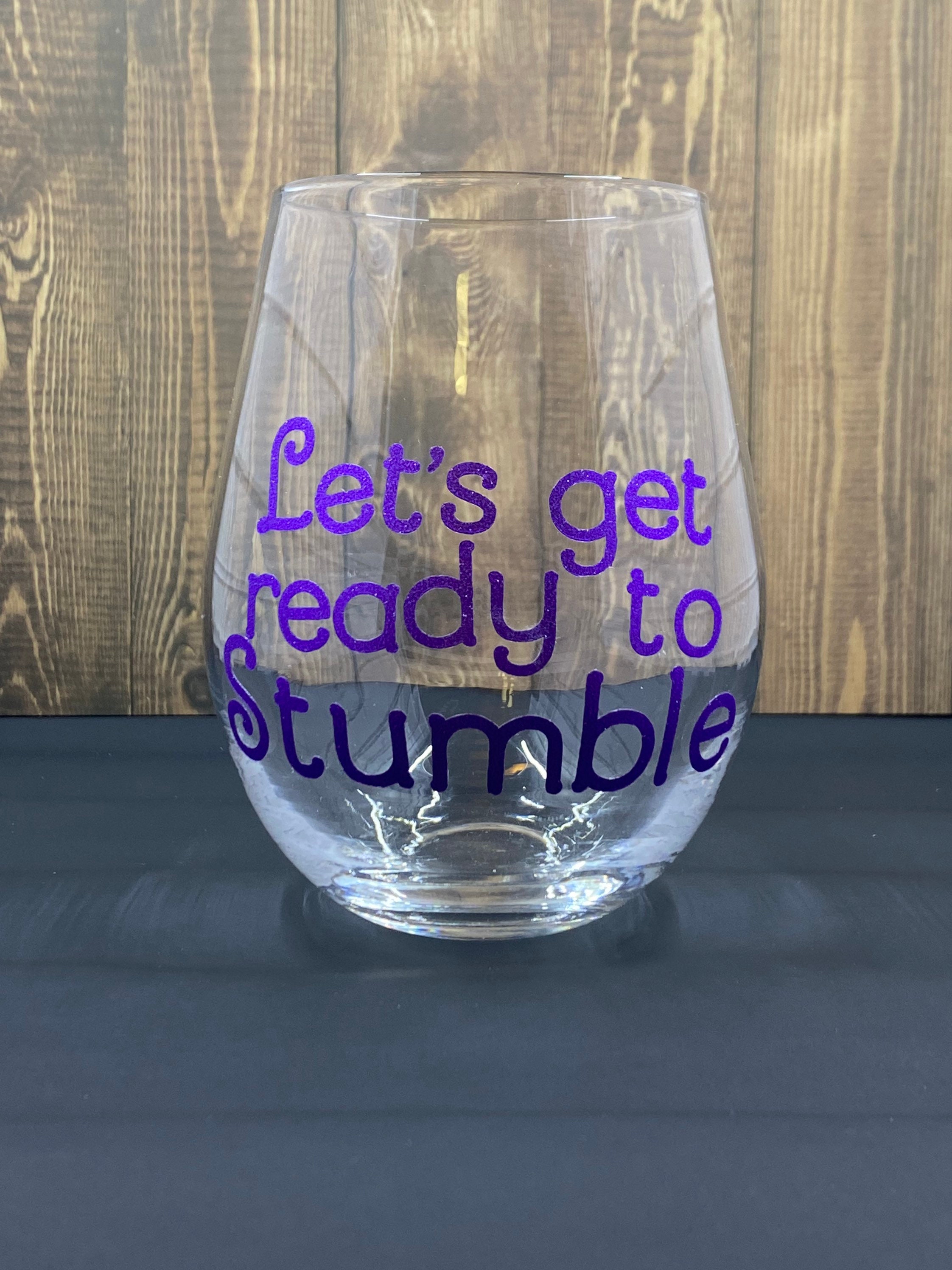 Tipsy Wine Glasses Etsy