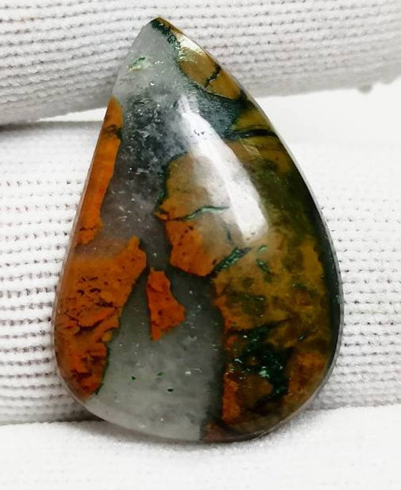 Semi-Precious Loose Gemstone Natural NEW BLOOD STONE Cabochon Smooth Pear /& Fancy of New Blood Stone For Jewelry Making