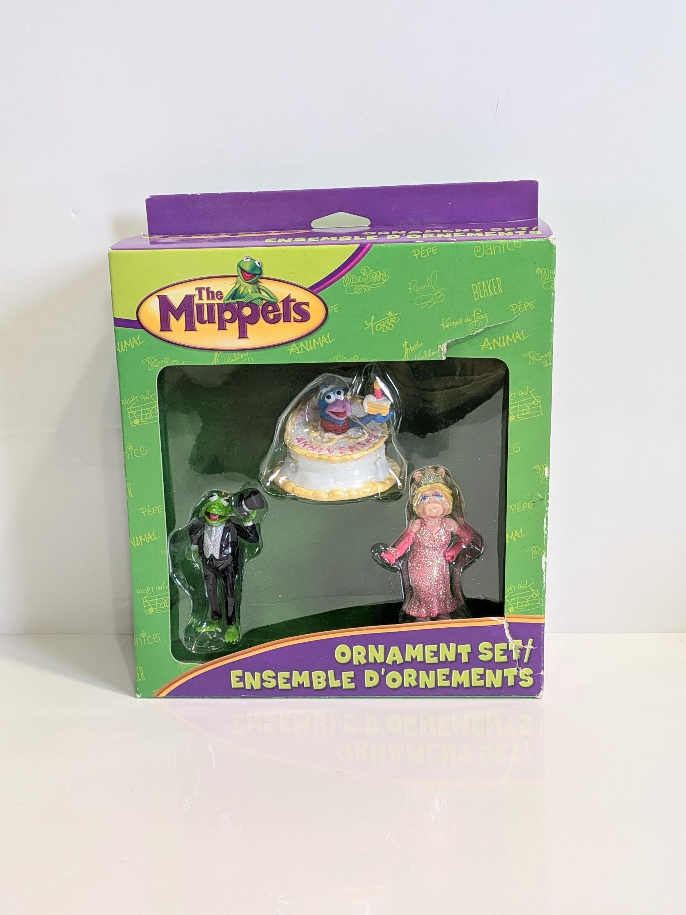 The Muppets Ornament Set, Kermit the Frog, Miss Piggy, Gonzo the