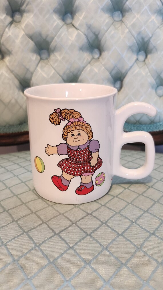 アメリカ　ビンテージ　Cabbage Patch Kids コップ　タンブラー Cabbage Patch Kids Birthday Mug. Vintage, 1985 Edition, #6