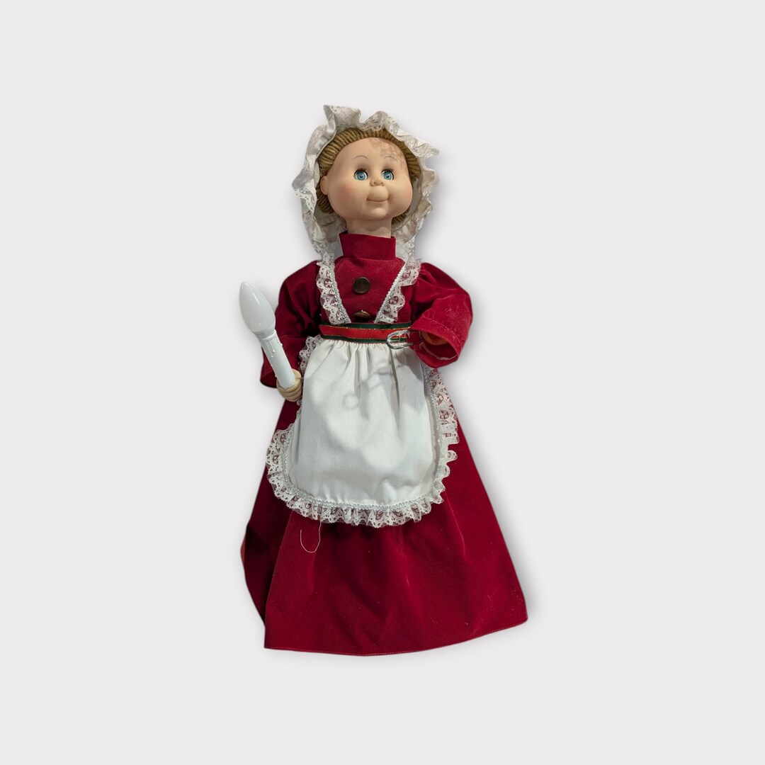 m*m様 ◆オークション◆アンリ人形　17㎝✰⋆【First Christmas Mrs. Claus Motion-ette Figure, Telco, Animated, Candle, Holidays