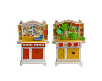 Hasbro, My First Stove, My First Sink, Romper Room, Collectibles, Vintage, 1978, Plastic Toy Kitchen, Plastic Toy Stove, Toddlers, Nostalgic