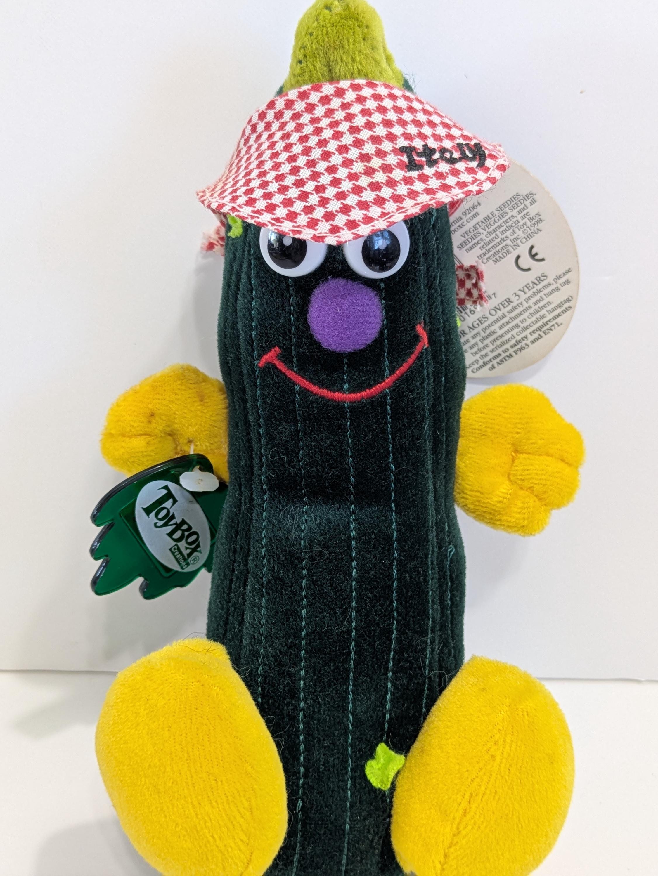 絵画 stuffed toy Plush Toy, Izzy Zucchini, Veggie Friends Collection, Toy Box