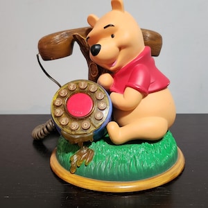 くまのプーさんの固定電話、ディズニー、ヴィンテージ、1980年代、中国