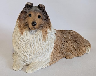 Vintage Sandra Brue Sandicast Samoyed Dog Statue, 8