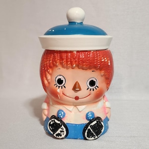 Raggedy Ann Ceramic Cookie Jars - Etsy