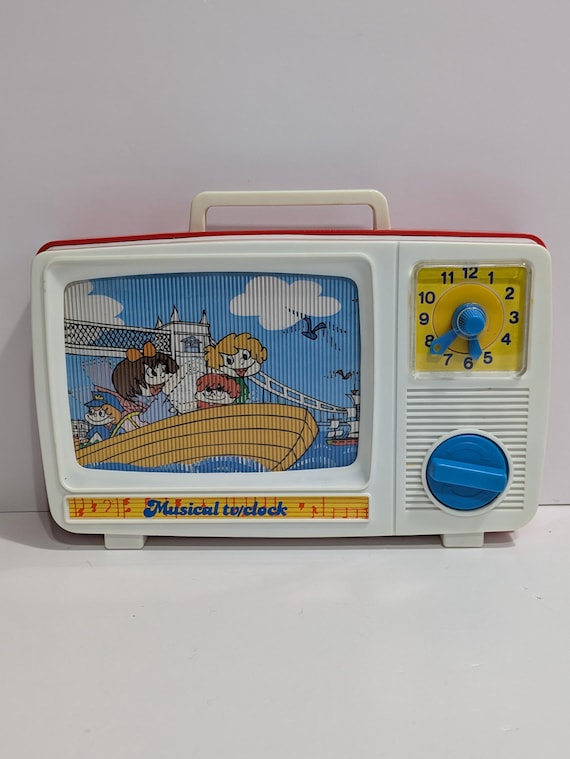 Toyland – Télévision Jouet à Remonter Pour Tout-Petits – Scènes Safari Colorées, Poignée De Transport, Dès 6 Mois