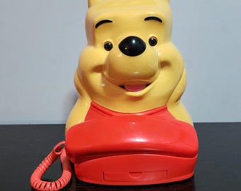 ☆希少 70's プーさん ヴィンテージ テレフォン 電話機 ☆希少 70's