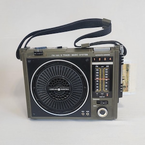Portable 8 Track Tape Player - Etsy Portable 8 Track Tape Player - Etsy