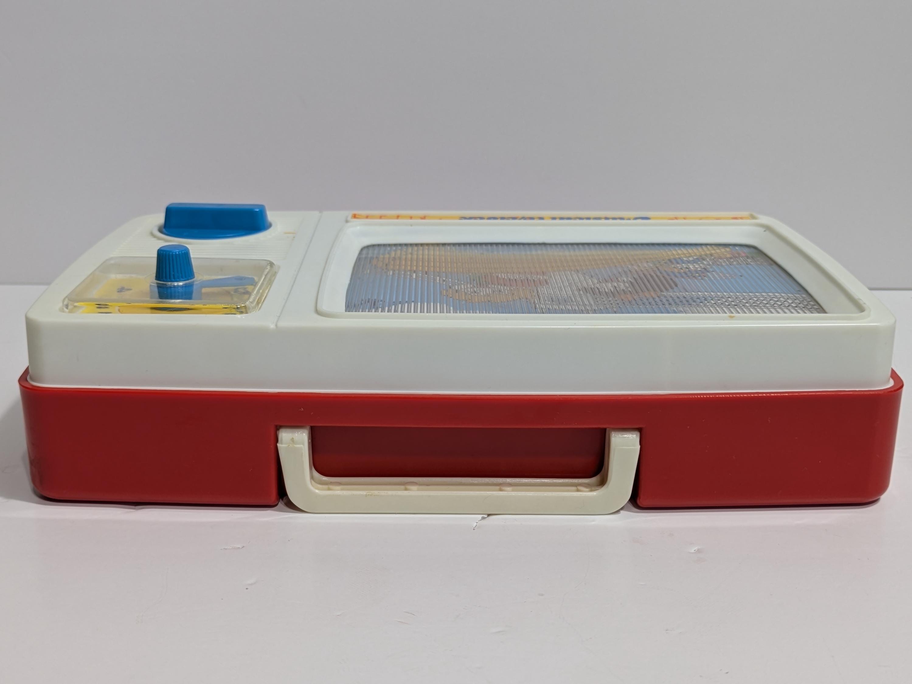 Simba Baby Uhr プラスチック トイ BLUE-BOX 1981 Musical Tv and Clock Wind up Toy, Blue Box, Toddler Toys