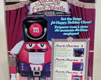 M&M キャンディディスペンサー、くるみ割り人形、ホリデー、クリスマス