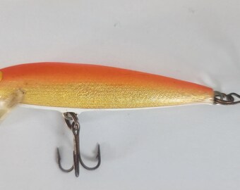 Rapala Original Floater F6 Fishing Lure, 2 1/2", Vintage, Orange and Gold, 1970s, Made in Finland - Etsy Rapala Original Floater F6 Fishing Lure, 2 1/2", Vintage, Orange and Gold, 1970s, Made in Finland - Etsy
