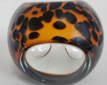 Vase Ballon – orange, verre recyclé - JOME