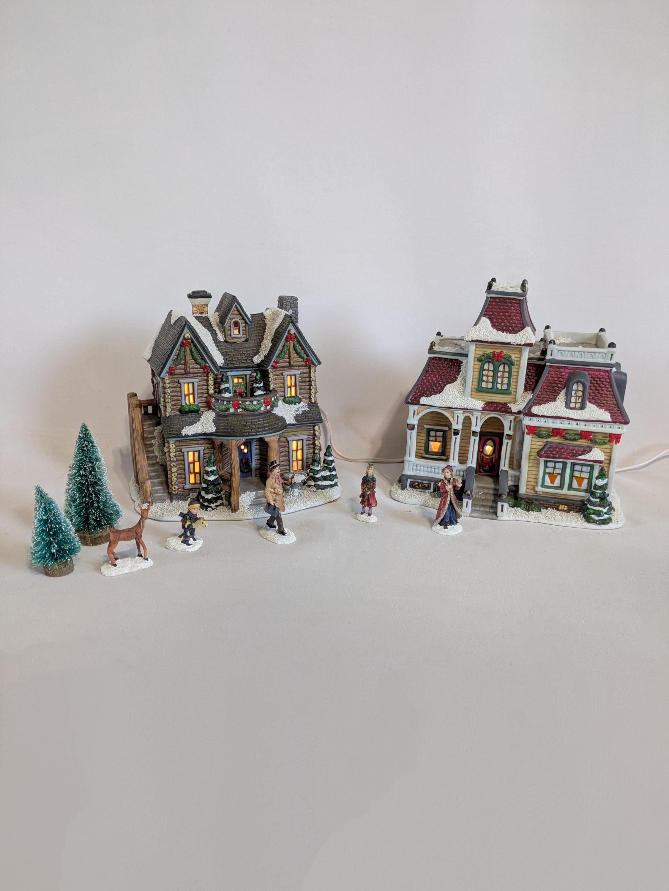 点灯式　NICHOLAS St. Nicholas Square 10 Piece Value Set, Vintage, 2005, the Village