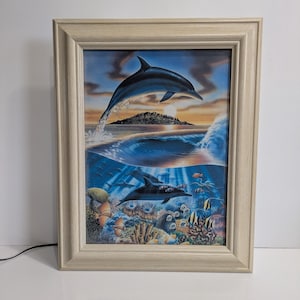 Vintage dolphin lamp - Etsy 日本