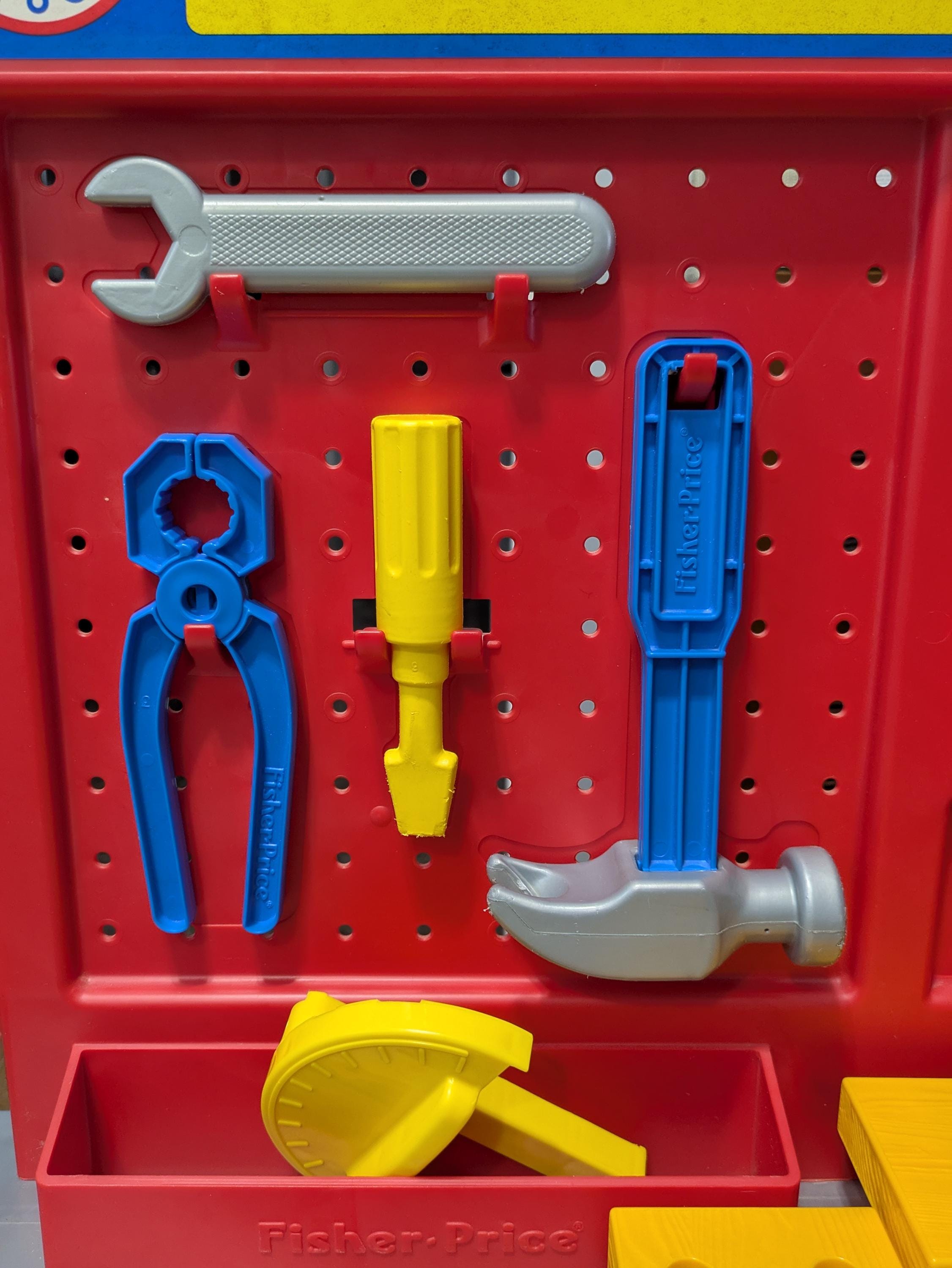 Fisher-price Standing Work Bench, Action Workshop, 7182, Carpentry, Table Saw, Drill Press, Hand Tools, Children's, Learning, Vintage, 1990 - Etsy Fisher-price Standing Work Bench, Action Workshop, 7182, Carpentry, Table Saw, Drill Press, Hand Tools, Children's, Learning, Vintage, 1990 - Etsy