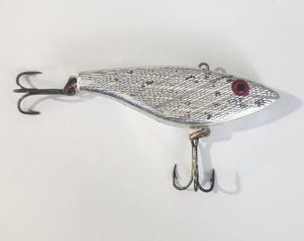 Fishing Lure, Rebel Racket Shad Silver, Vintage, 1970s