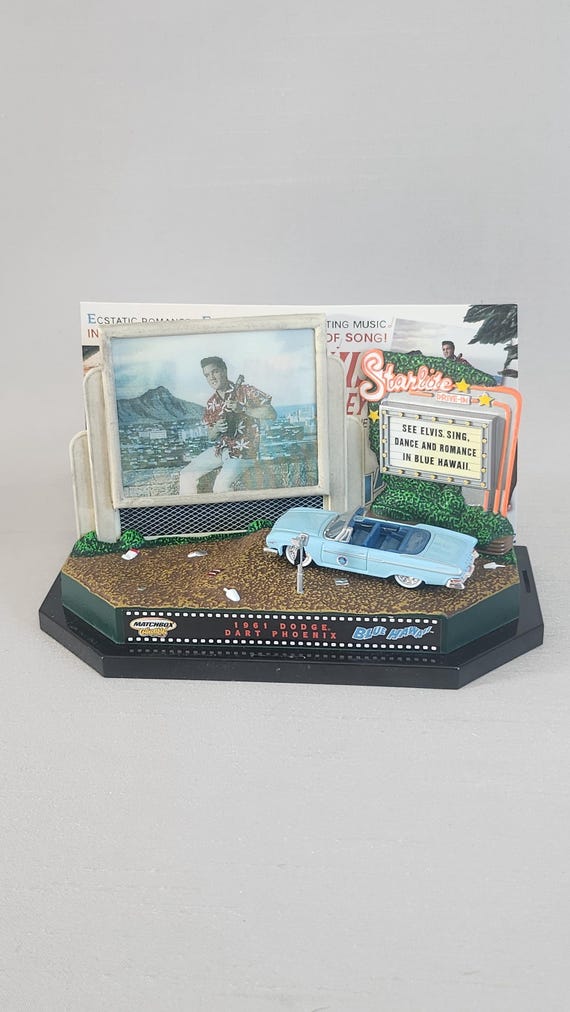 Elvis Presley, Diorama, Matchbox, Blue Hawaii, 1961 Dodge Dart