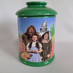 Wizard Of Oz Cookie Jar, Ceramic, Spoontiques, Hand Painted, Vintage, 1990s