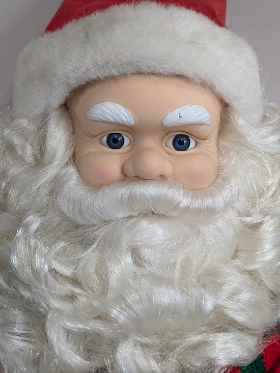 Walking Santa, Motion-ettes, Telco Creations, Goggles, Ski Poles