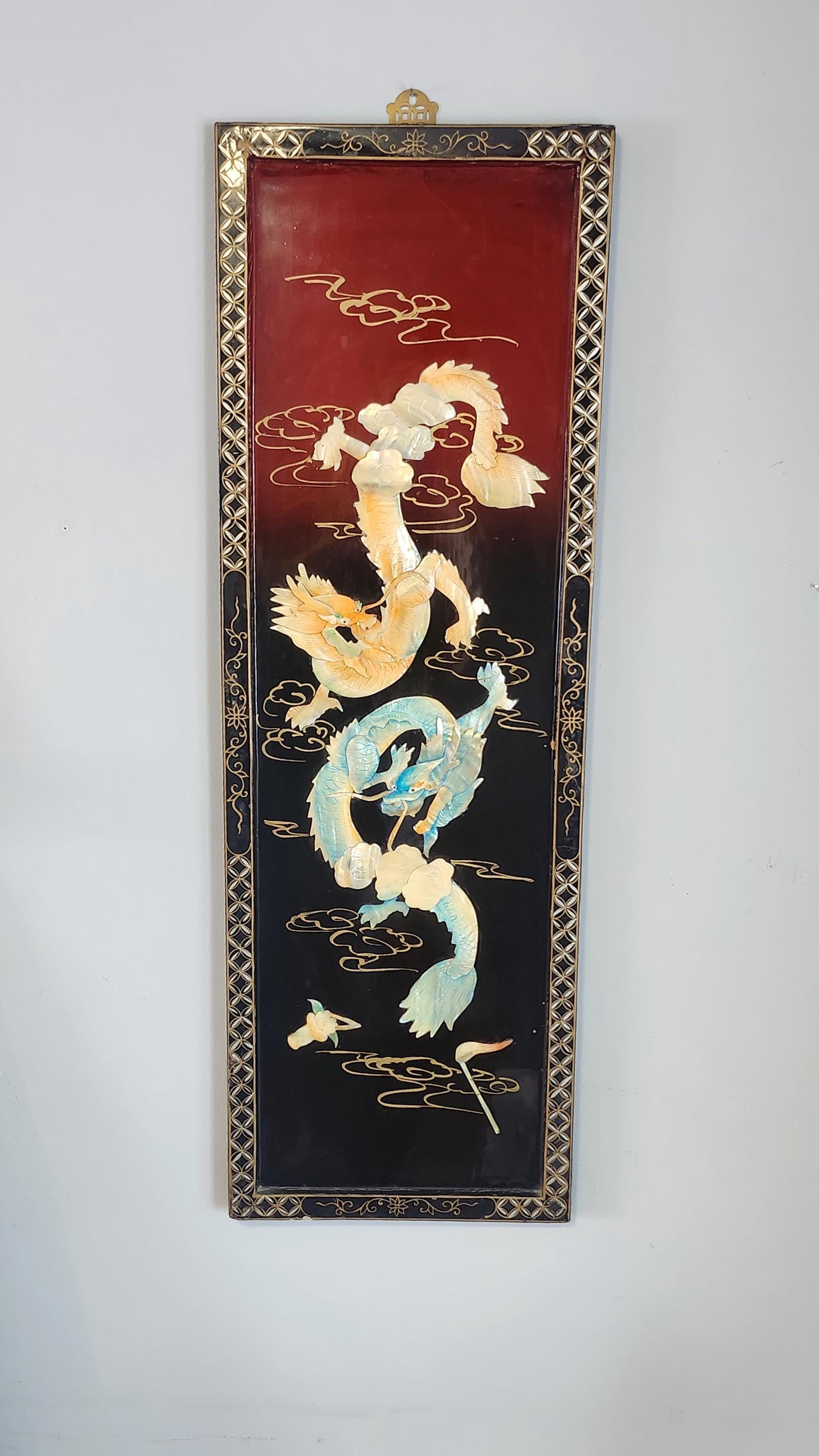 Vietnam lacquer panel - Etsy 日本