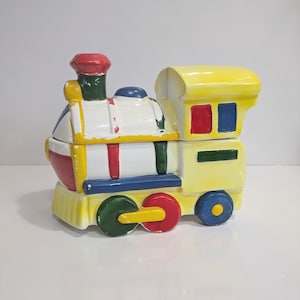 Train Cookie Jar - Etsy