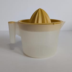 Presse-agrumes, tasse à mesurer, décoration de cuisine, vintage, 1970