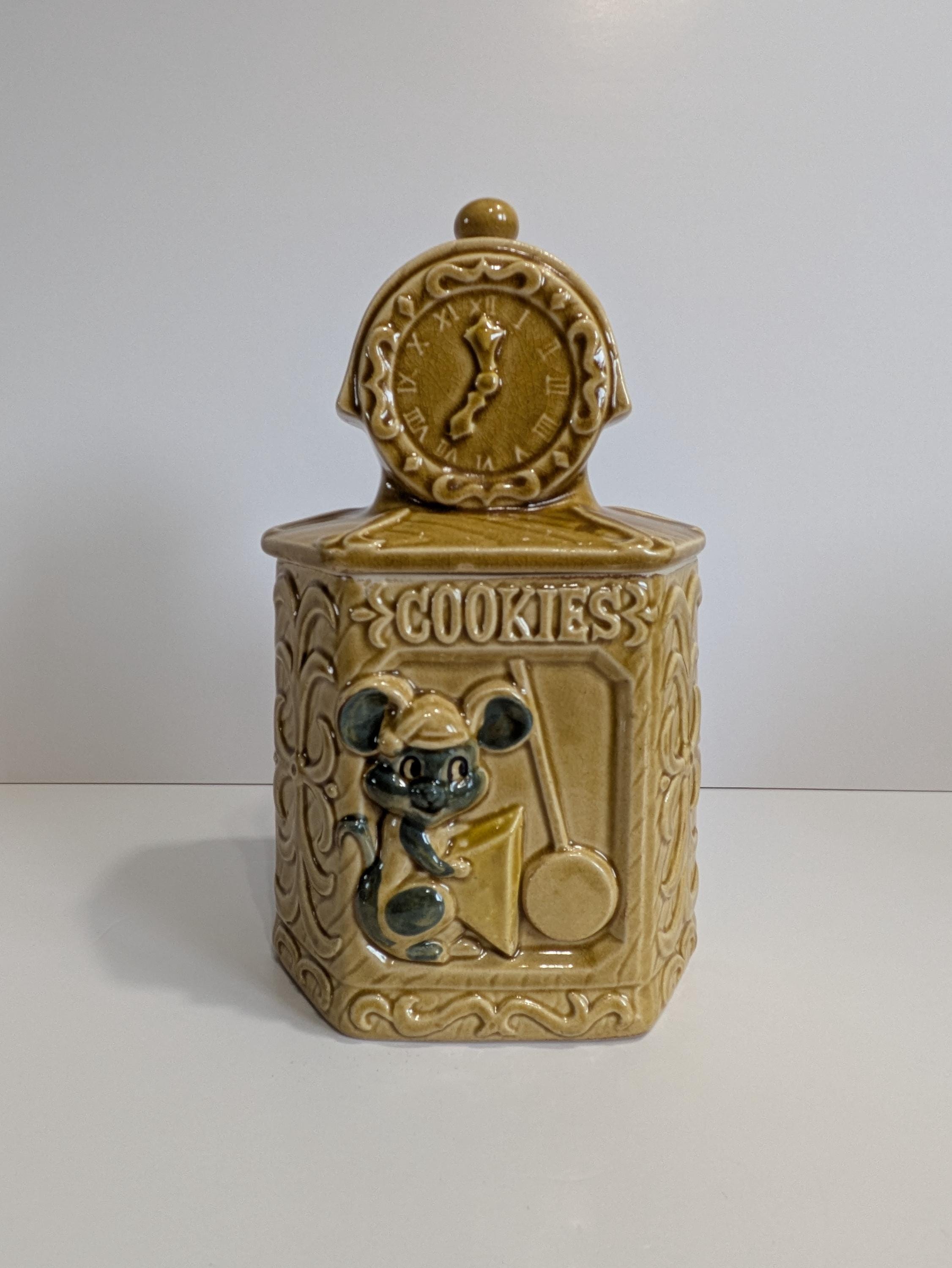 動確済！ WAVE COOKIE JAR クッキージャー 小物入れ 平成レトロ 動確済