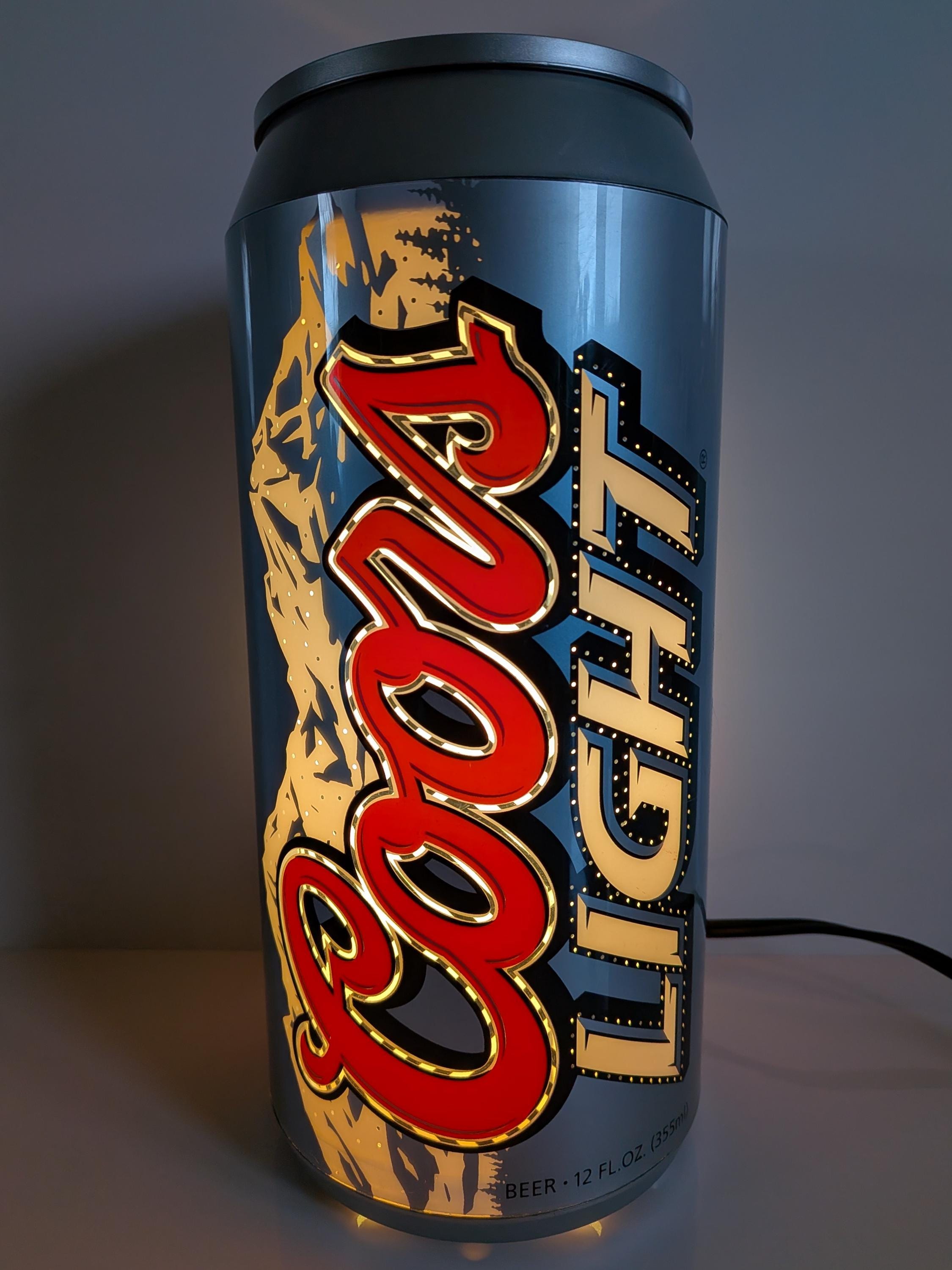 ビンテージ★クアーズ ライト ビール/ Coors ight beer ランプ★ Rotating Lamp, Coors Light, Silver Bullet, Beer, Bar Decor, Man