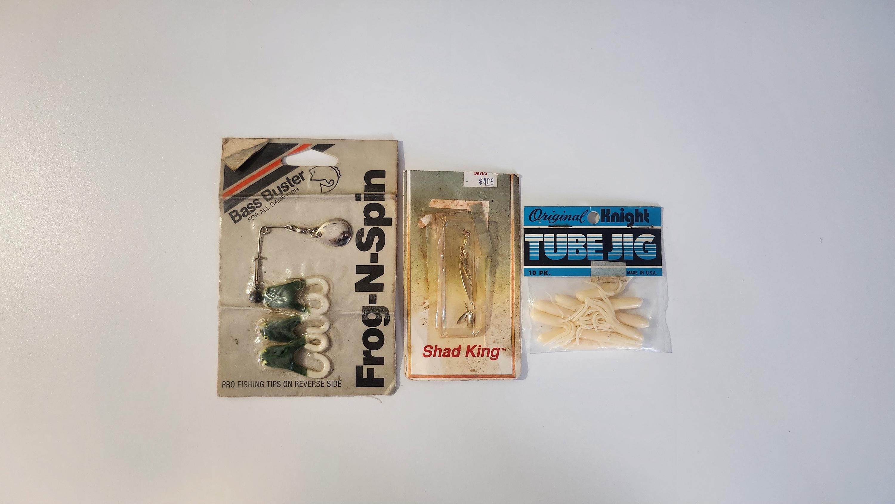 Fishing Lures, 3 Pc's. Vintage, Bass Buster Frog-n-spin, Original