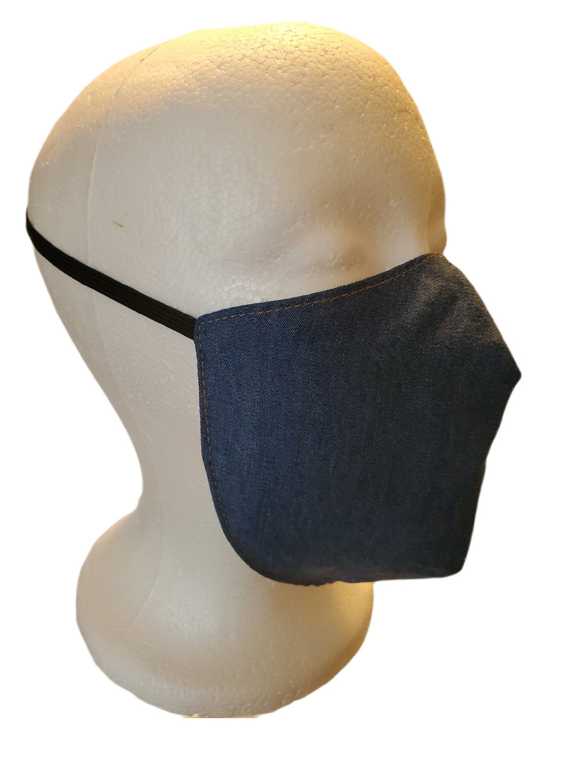 Premium 5 Pack Tencel Denim Face Mask With Adjustable Etsy
