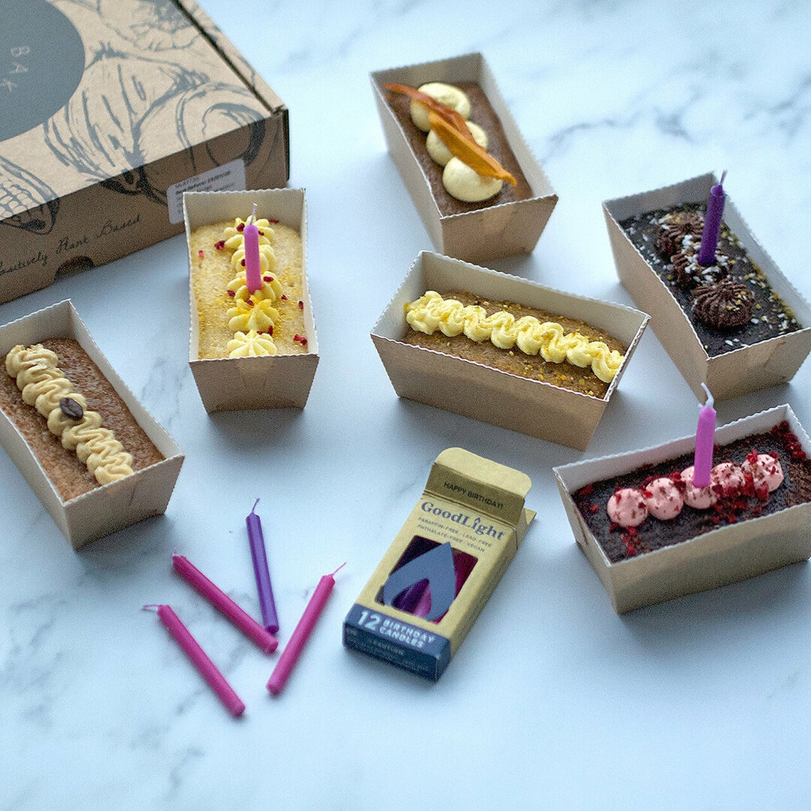 Birthday Cake Gift Box Edition 1 Vegan Gluten Free Dairy Etsy