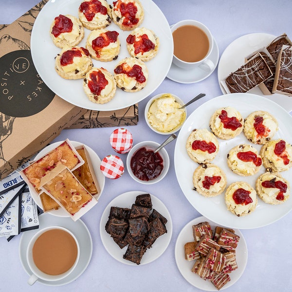 Family Afternoon Tea Gift Hamper | Serves 4-8 | Vegan, gluten free, dairy free, eggless